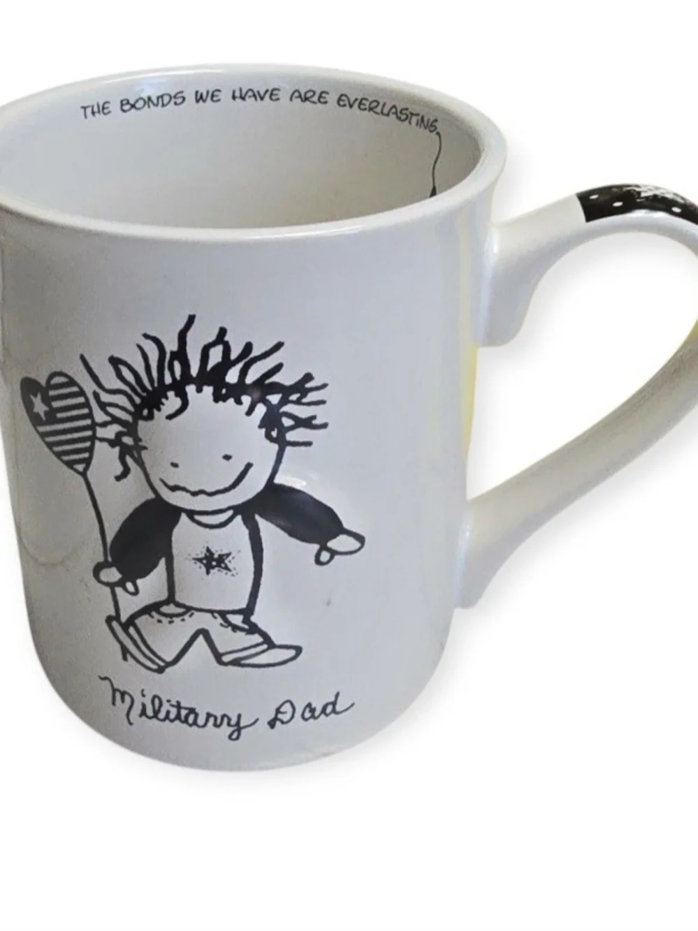 Enesco Military Dad Mug 16oz Children of the Inner Light Veteran Father Gift